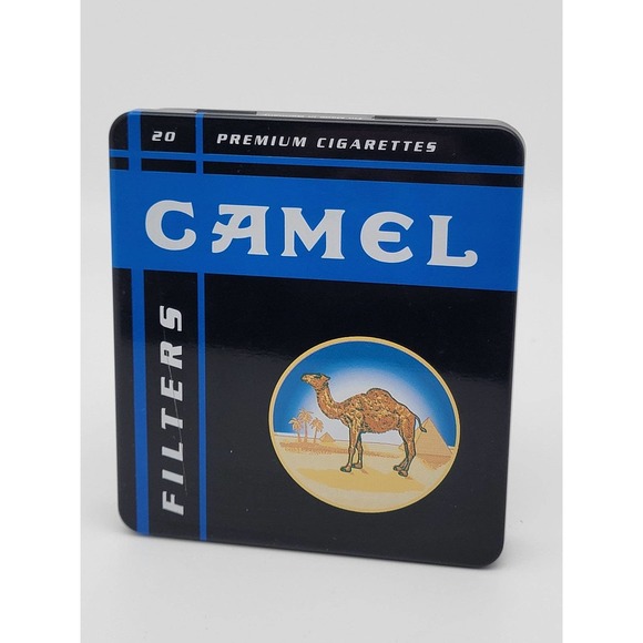 camel cigarettes in a tin Such a funny find! 75th Anniversary Camel Cigarette Sunshade Dealer 401 •  Aisle 2 • $14.95